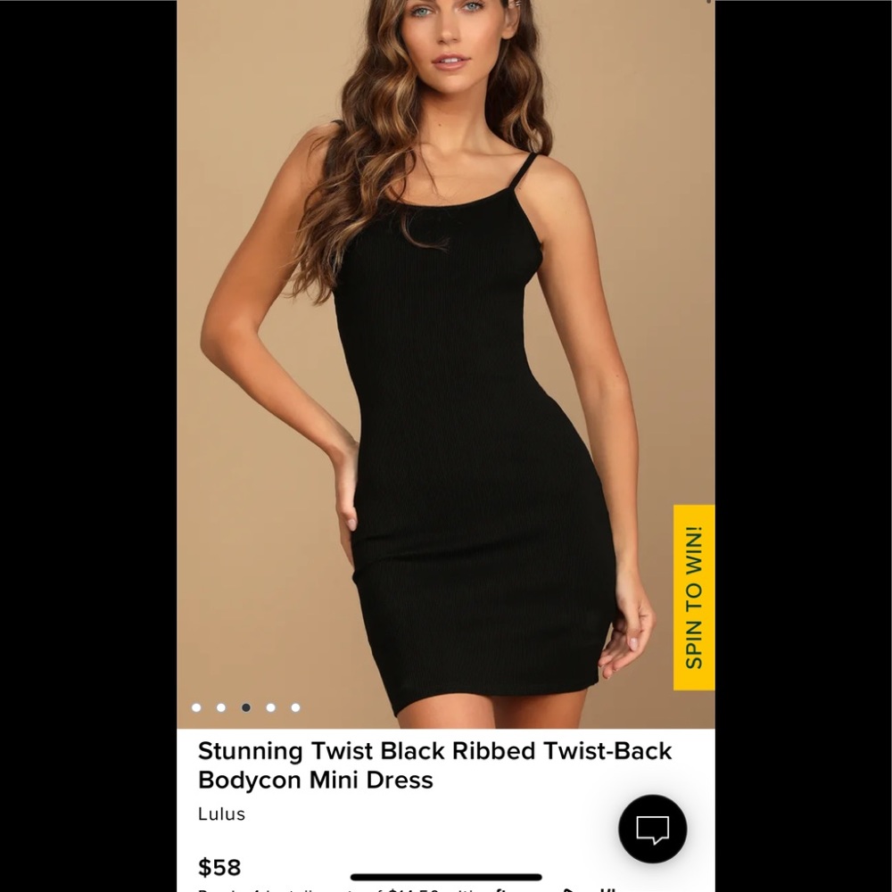 BRAND NEW LULUS BODYCON DRESS